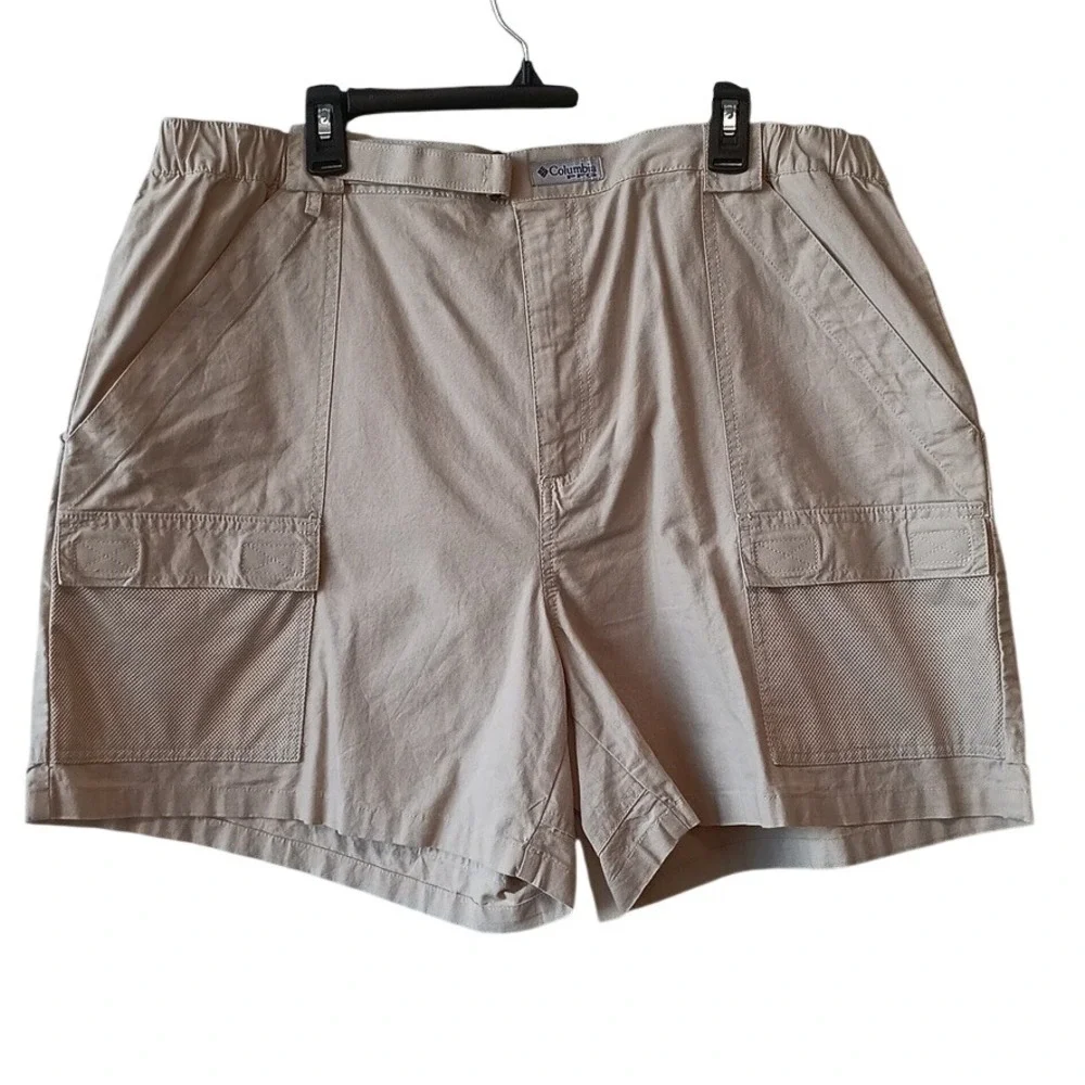 Columbia‎ Men's Fossil PFG Half Moon III Cargo Shorts Size XXL